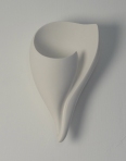 hand made sculptural shell wall light by Hannah Woodhouse