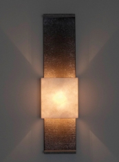 Hand Painted Wall Applique by Hannah Woodhouse available in:  bronze wall applique, faux bronze wall applique, hand painted wall light, 